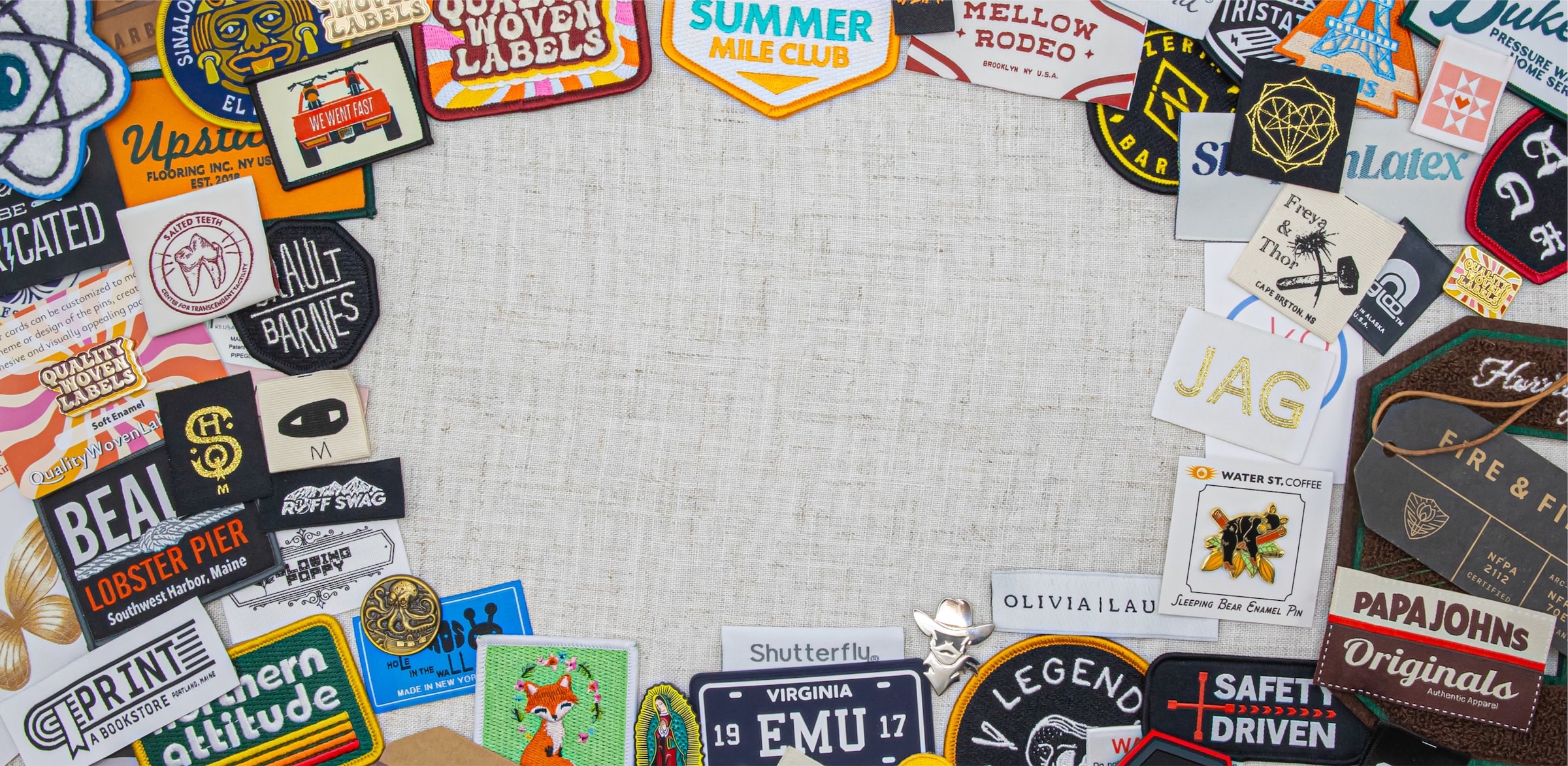 Garments and Apparels Products Sticker